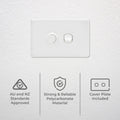 Deta Universal Dimmer - 200W - Polycarbonate - LED Compatible - SuperSaverAU - view 2