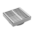 Mondella Concerto 100mm Stainless Steel Square Floor Grate