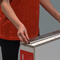 Goliath Soft Close Drawer Slide Pair 350mm Zinc Plated Steel, 45kg Load, 2 Pack