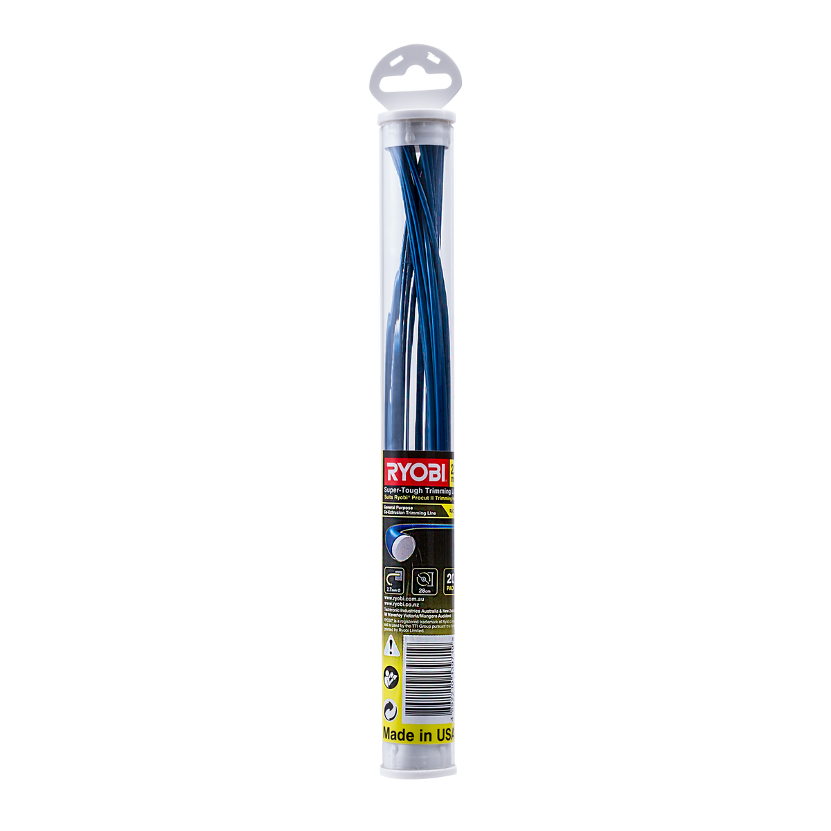 Ryobi 2.7mm Co-Extruded Trimmer Line 280mm 20 Pack Durable - SuperSaverAU - view 1