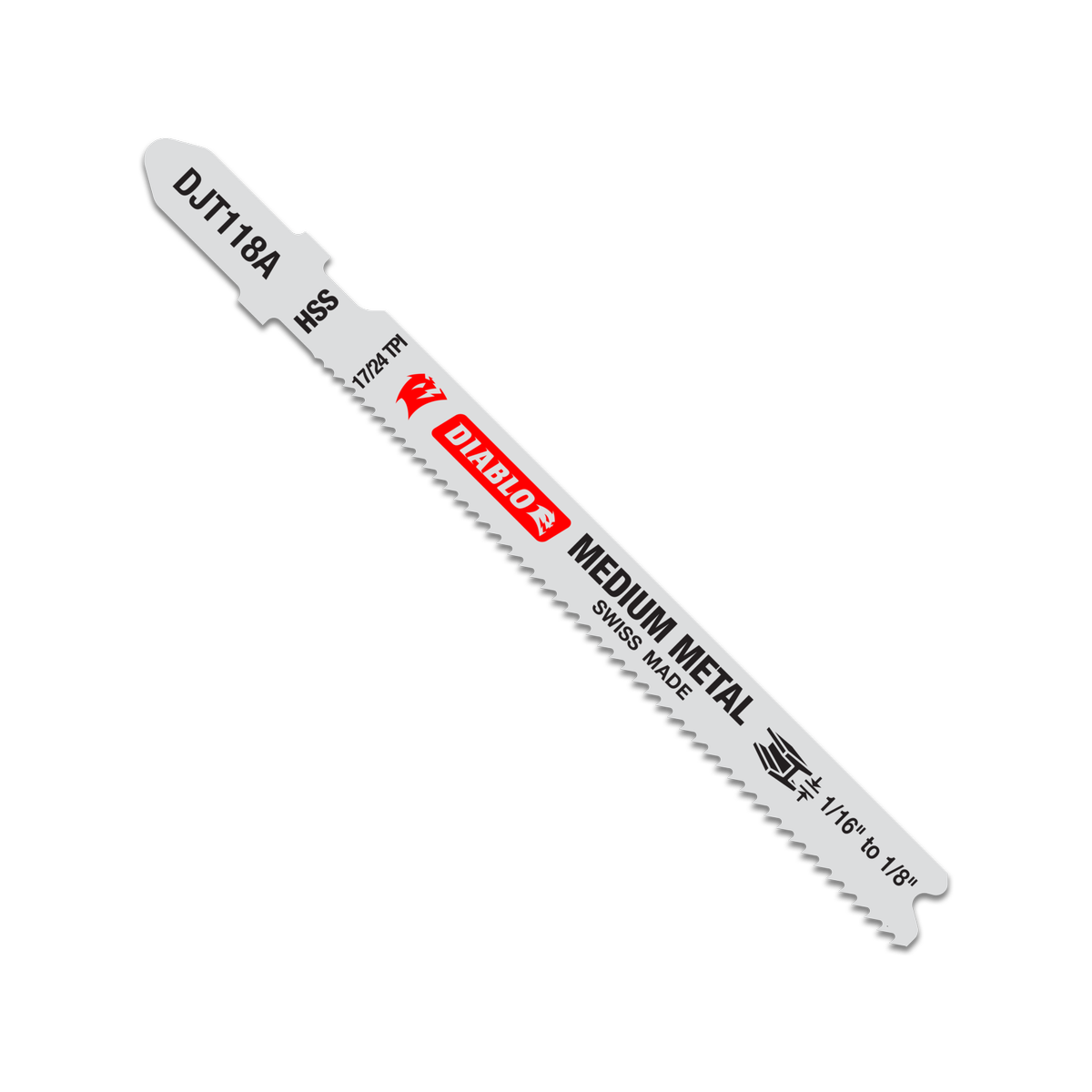Diablo 92mm High Speed Steel Jig Saw Blade - Medium Metal - 5 Pack - Durable Cutting - SuperSaverAU - view 2