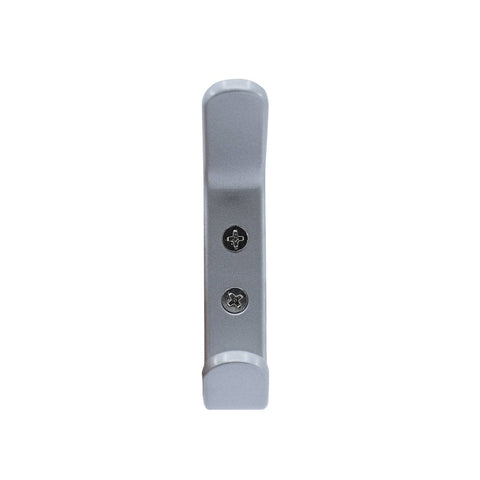 Adoored Double Satin Chrome Hook - 100mm Zinc Alloy - Timeless Design - SuperSaverAU - view 1