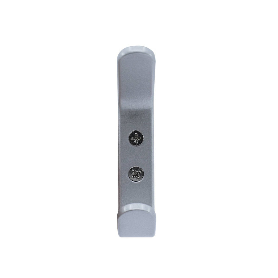 Adoored Double Satin Chrome Hook - 100mm Zinc Alloy - Timeless Design - SuperSaverAU - view 1