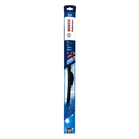Bosch 24" 600mm E24 Flat Endurance Wiper Blade Hook Type Adapter