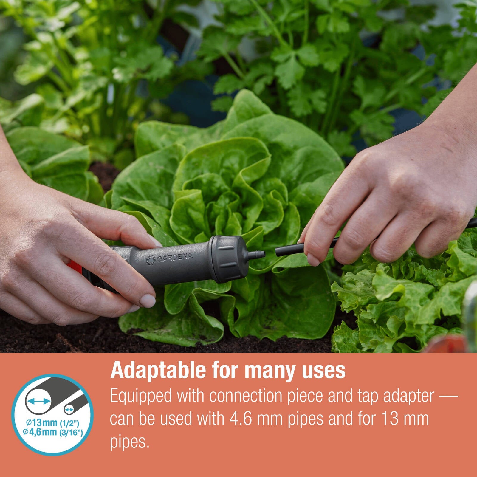 GARDENA Micro Irrigation Master Unit 1000 - 4.6mm Supply Pipe