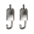 Gallery@Home Adjustable Floating Hook 2 Pack - Brass, Height-Adjustable