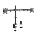 Practa 13 32 Full Motion Dual Arm Monitor Mount - Black - Dual Monitor Support - SuperSaverAU - view 2