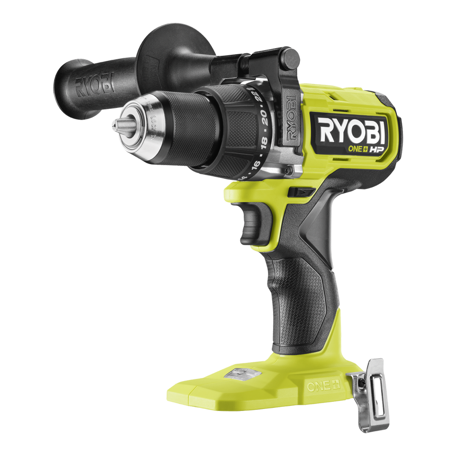 Ryobi 18V ONE+ HP Brushless High Torque Hammer Drill Tool Only - 110Nm Torque - Compact Design - SuperSaverAU - view 1