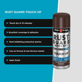 White Knight Rust Guard Touch Up Spray Paint Terrain Satin 300g - For COLORBOND & Metal