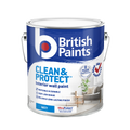 British Paints White Matt Clean and Protect Interior Paint 4L - 16 m²/L - Wipeable Finish - SuperSaverAU - view 1