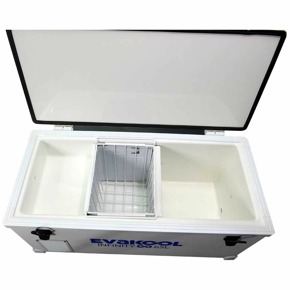 EvaKool 65L ED fibreglass portable fridge - Fridge or freezer option - White - ED65