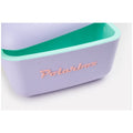 Polarbox Rainbow 12L Cooler - Lilac with Yellow Strap, Rose Logo and Rivet - PLBR12LR