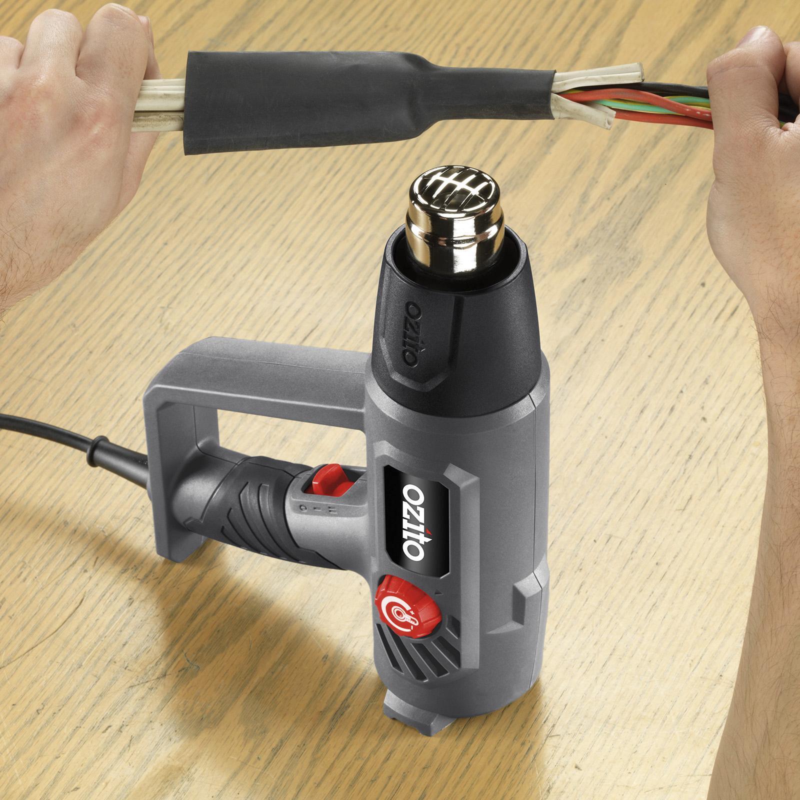 Ozito 2000W Variable Temperature Heat Gun HGN-2100 - 50 to 600 Degrees, Case Included