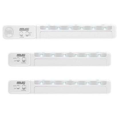 Arlec Wireless Linkable Sensor Light Kit - 3 Lights - Plastic - 150 Lumens