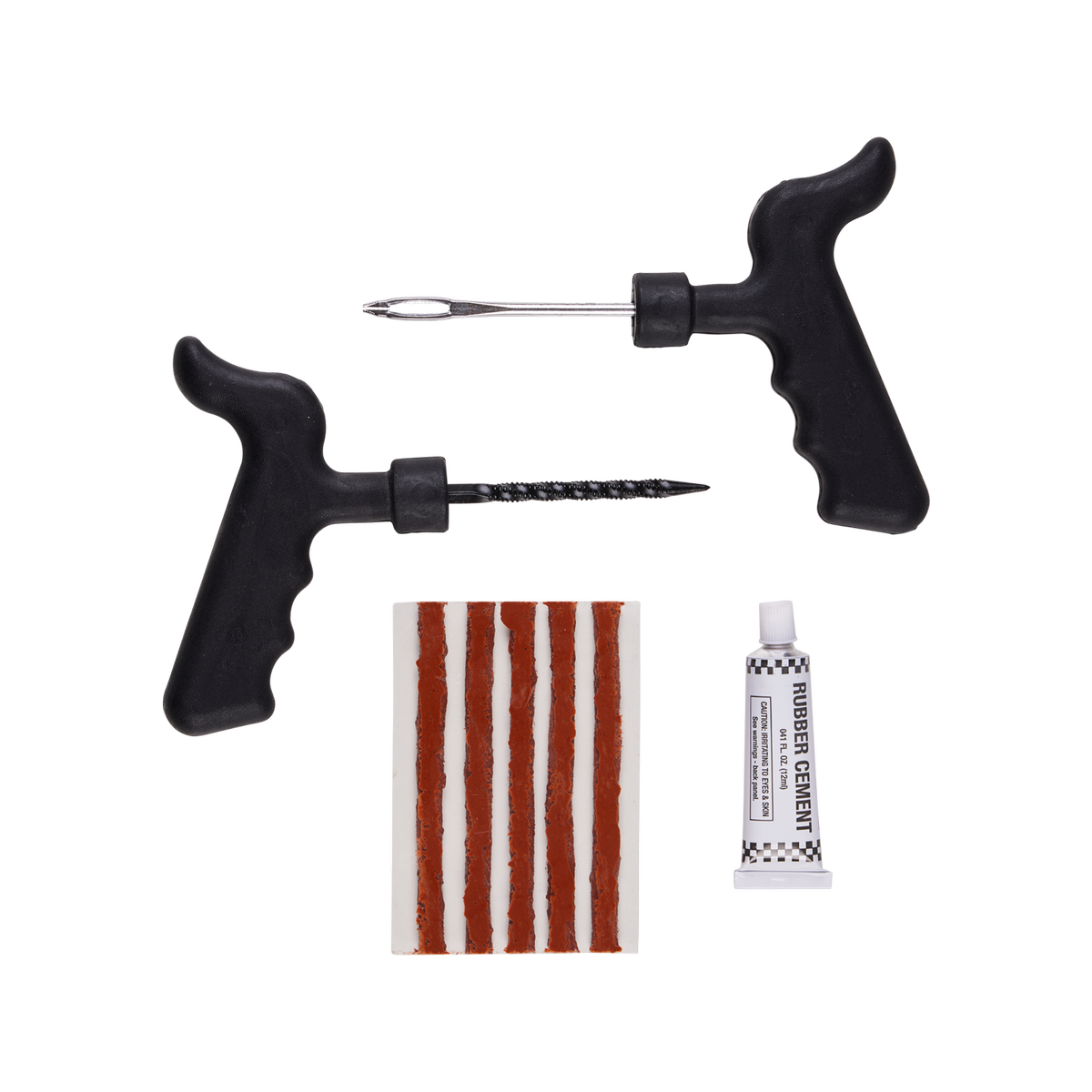 Trojan Tyre Repair Kit - 5 Tyre Plugs - Tubeless Tyre Repair - Compact Design - SuperSaverAU - view 1