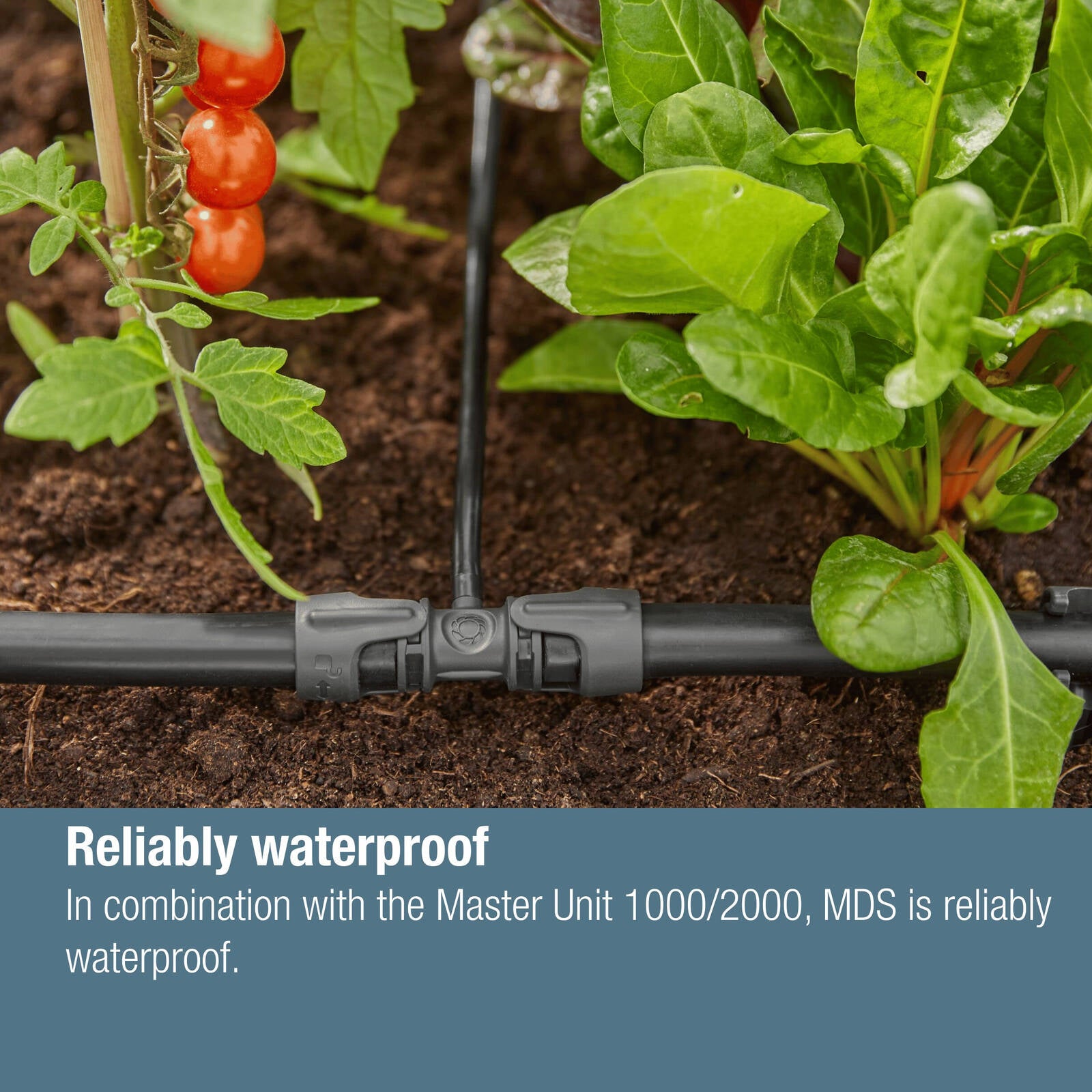 GARDENA 13mm to 4.6mm Micro Irrigation T-Joint in Black High-Impact Plastic, 5 Pack