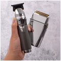 BaBylissPRO Duo Foil Shaver and Outliner Trimmer - Silver - 7200rpm Brushless Motor - 900770