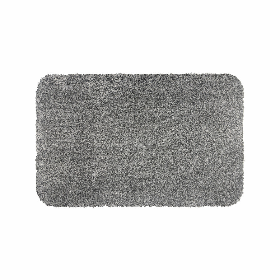 Smart Home Products 92 x 58cm Indoor Mud Mat, Polyester, Non-Slip, Black/Grey