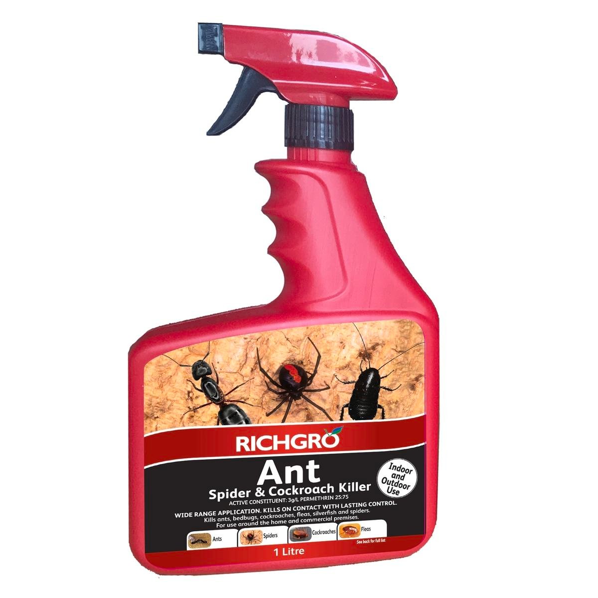 Richgro Ready to Use Ant Spider and Cockroach Killer 1L Liquid - SuperSaverAU - view 1