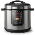 Philips All-In-One XL 8L Multi Cooker - 1500W, 20 Pre-Set Programs, Black and Silver - HD2238-72