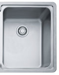 Franke Hydros 1 and 3/4 bowl topmount sink with left hand drainer - stainless steel - HDX624LHD