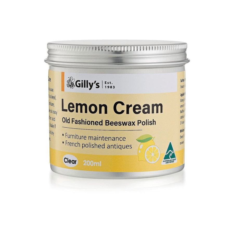 Gilly S Cream Polish - 200ml - Beeswax - Lemon Scent - SuperSaverAU - view 1