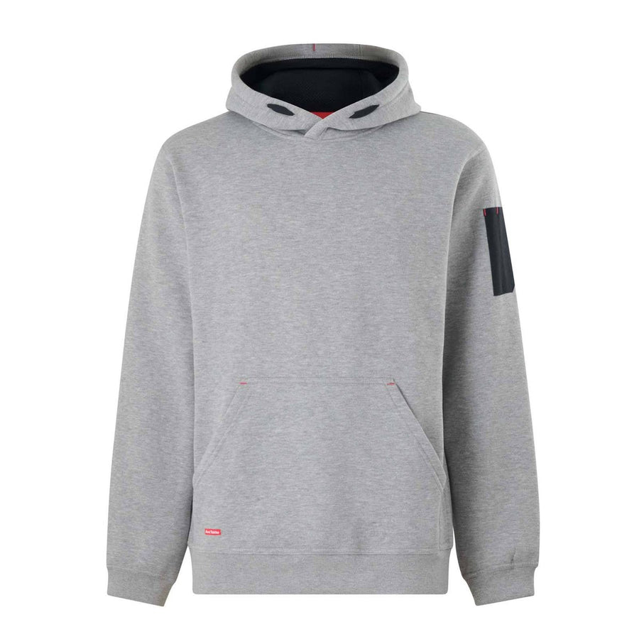 Hard Yakka Brushed Fleece Workwear Hoodie 2XL - Light Grey Marle - Warmth & Comfort - SuperSaverAU - view 1