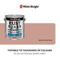 White Knight Rust Guard 4L Advanced Enamel Paint - Neutral Satin - Quick Dry - SuperSaverAU - view 4