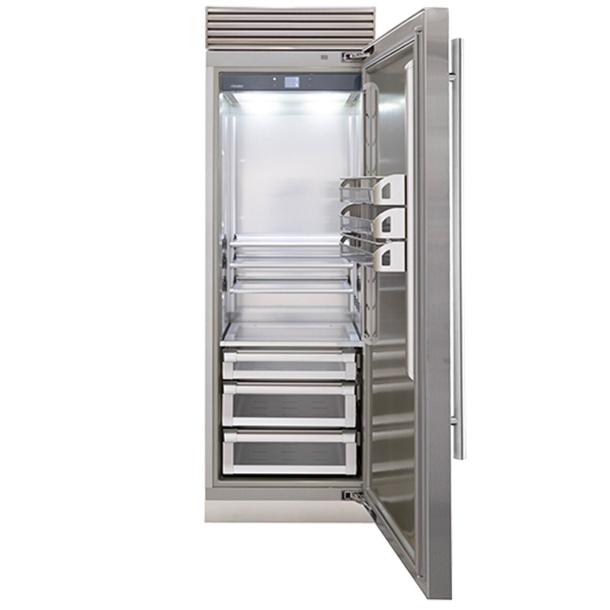 Fhiaba 494L X-Pro Series Column Refrigerator - Stainless Steel, Right Hinge, Total No Frost - XS7490FR6ASS