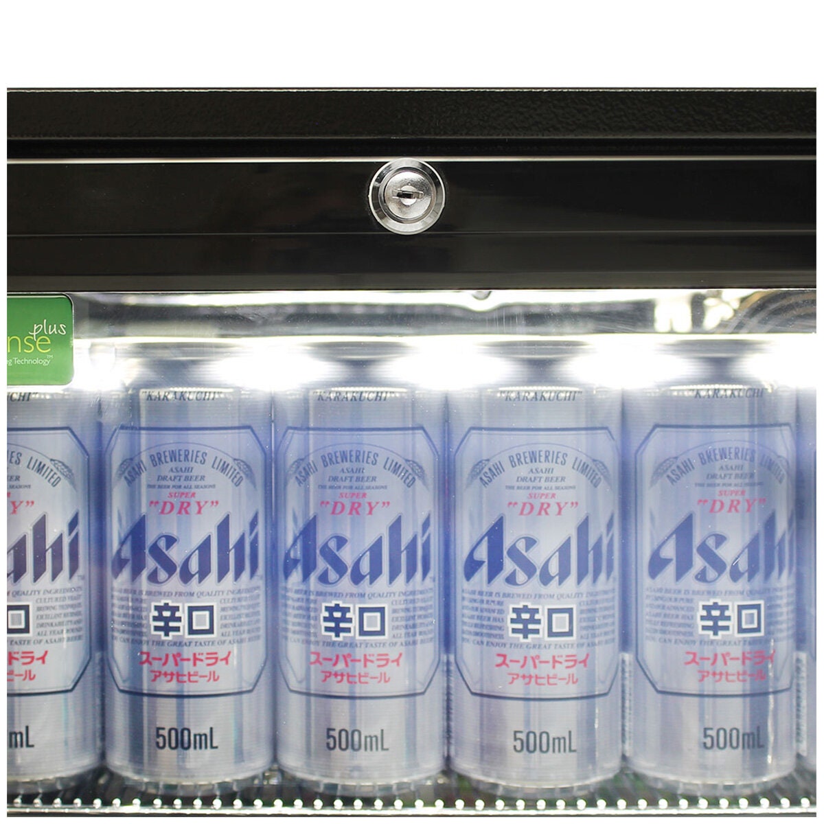 Rhino 208L Double Door Beverage Centre - Black, LED Display, Lockable Doors - SG2H-B
