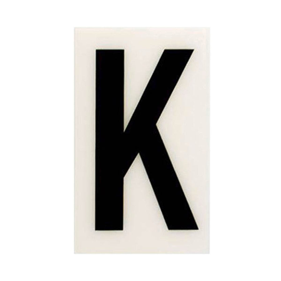 Sandleford 85mm White Self Adhesive House Letter K - Durable Polycarbonate - SuperSaverAU - view 1