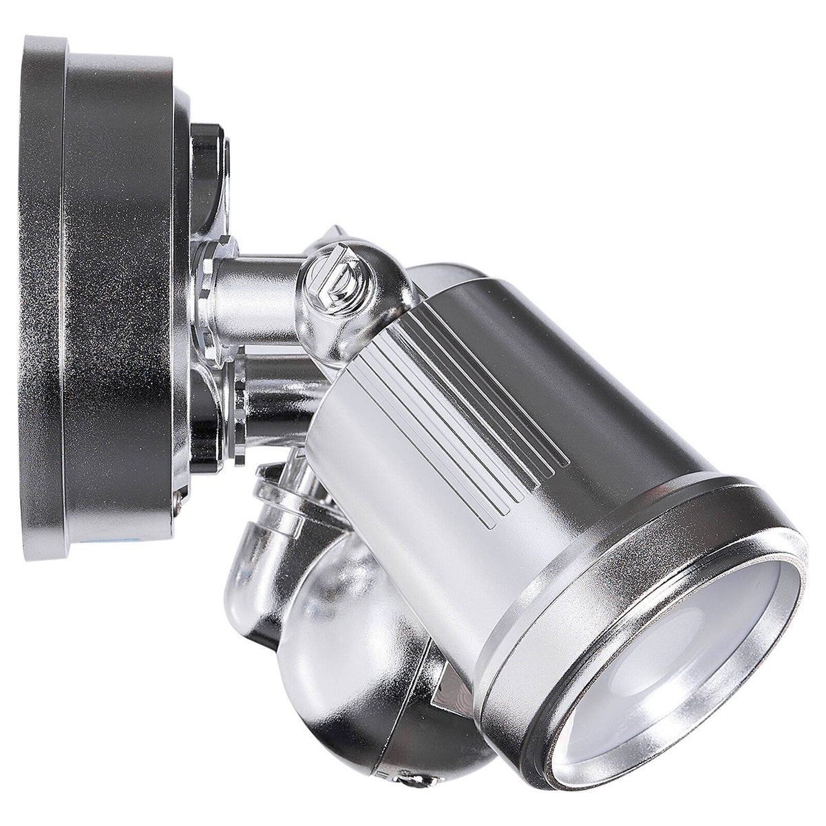 Brilliant Nickel Raptor III Twin Security Light - 20W - Adjustable Heads - PIR Sensor - Outdoor Use - SuperSaverAU - view 3