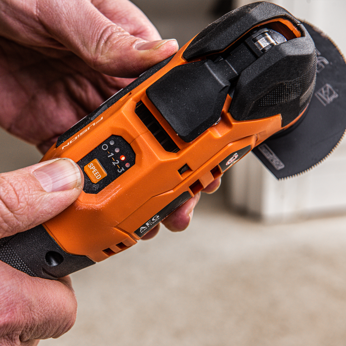 AEG 18V Fusion Multi Function Tool Kit - 4Ah Battery - 158mm x 147mm x 368mm - SuperSaverAU - view 5