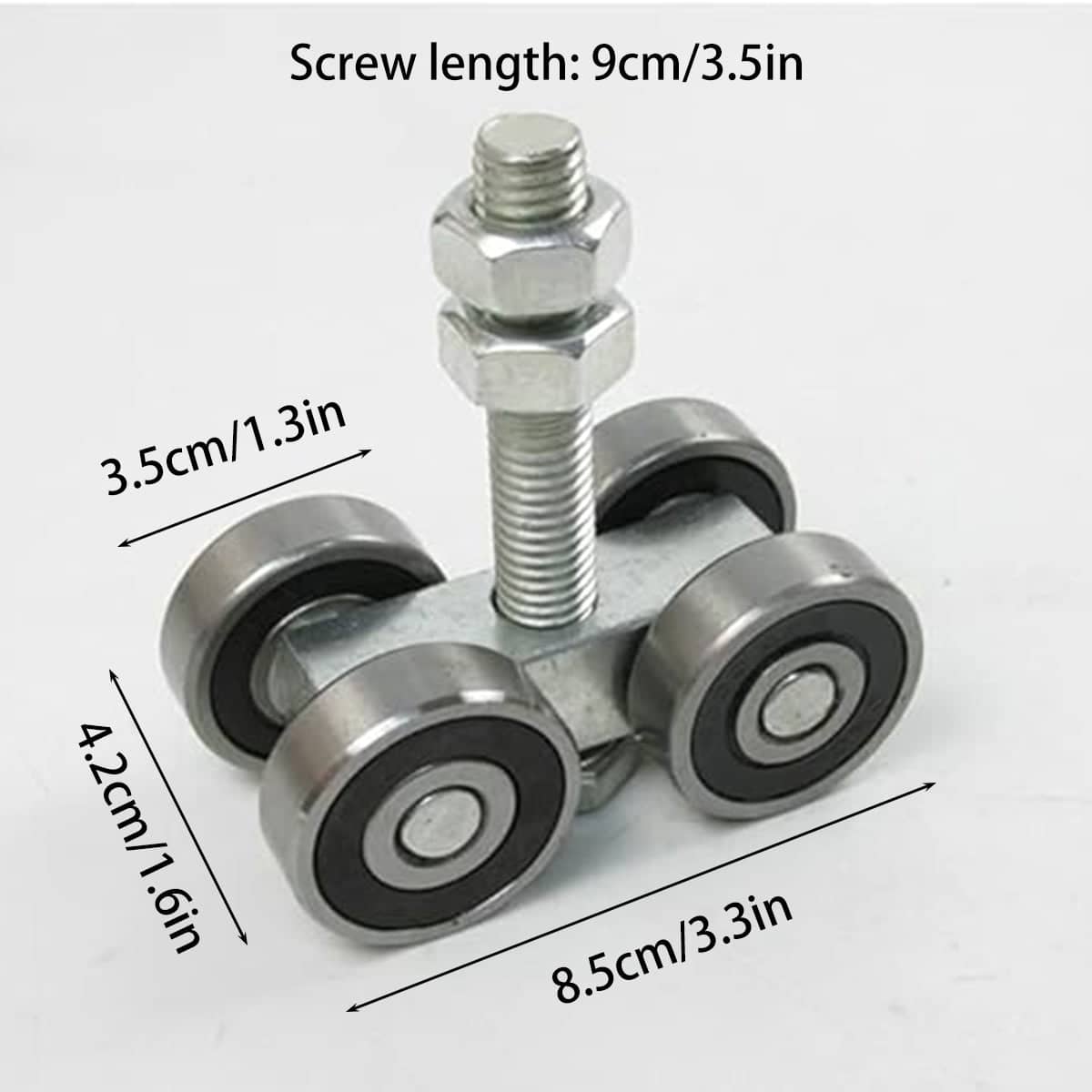 C50 Heavy Duty Sliding Door Roller Pulley - 304 Stainless Steel - view 3