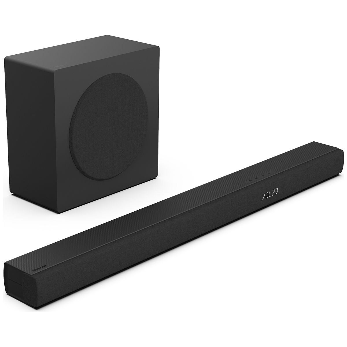 Hisense 3.1ch Soundbar with Wireless Subwoofer - 480W, 6.5 Inch Sub, HDMI ARC, Black - HS3100AU