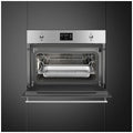 Smeg Compact Classic Steam 100 Oven - 40L Net, Stainless Steel, Combi Steam, Air Fry - SOA4302S3X