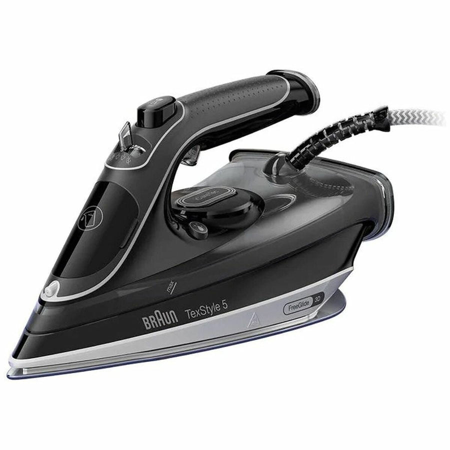 Braun TexStyle 5 steam iron - 2400W, 330ml easy refill tank, anti-drip, EloxaPlus soleplate - SI5184BK