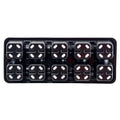 Garden Basics 10 Cell Seedling Tray - 3 Pack, Reusable Propagation Trays