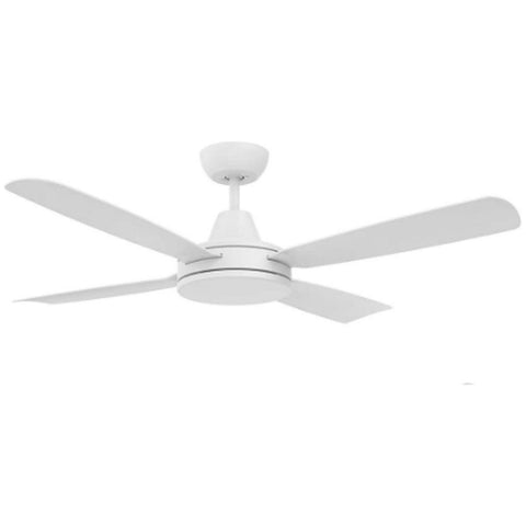 Mercator Nemoi Lite 122cm DC Ceiling Fan - White, 6-Speed Remote, 1H/4H/8H Timer - FC700124WH