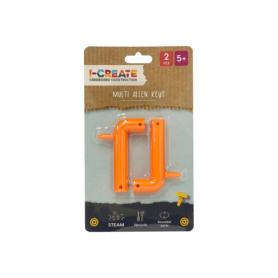 I-Create Multi Allen Key Tool, 2 Piece Orange