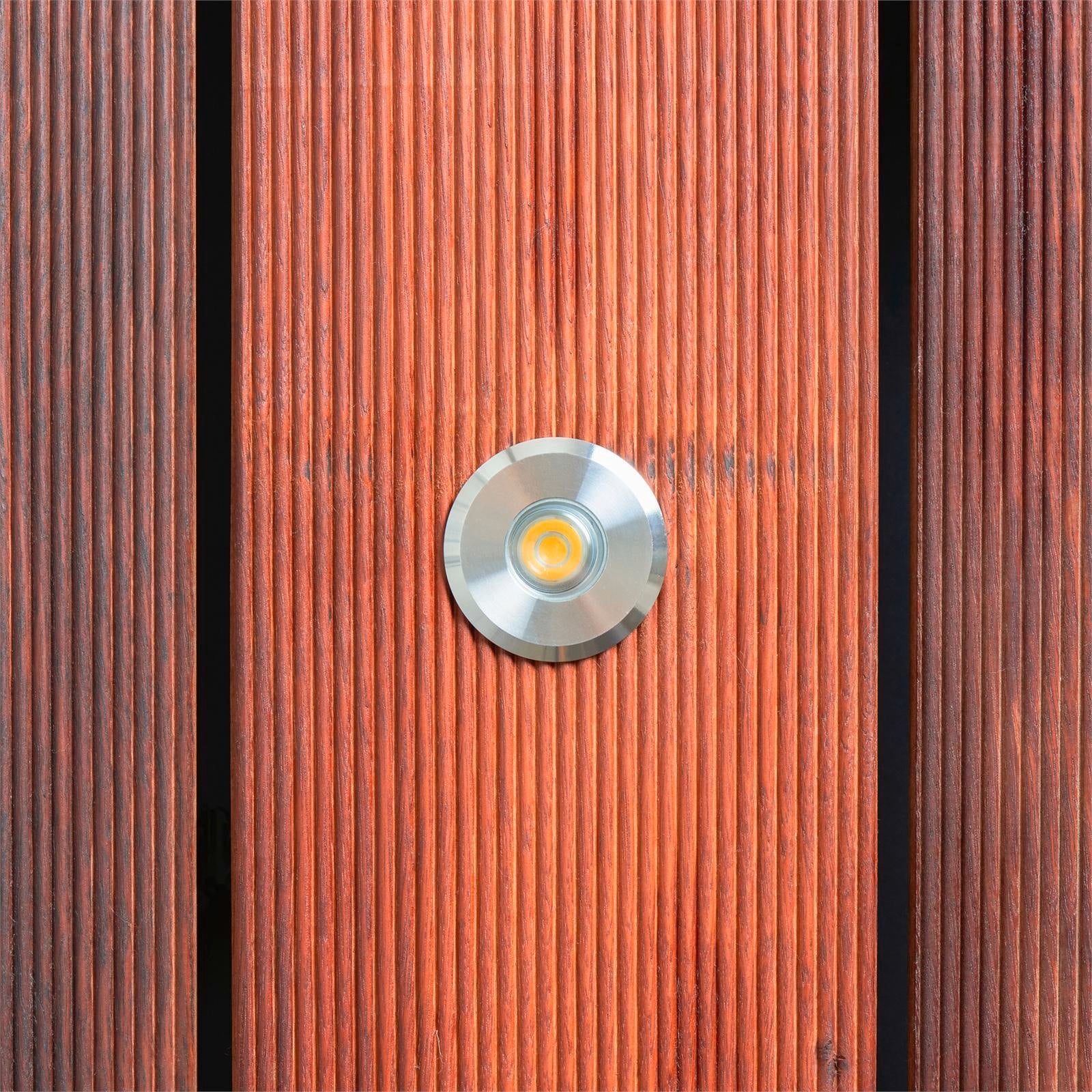 Elluminate Warm White Stainless Steel Deck Lights 4 Pack 12V Weather Resistant Outdoor