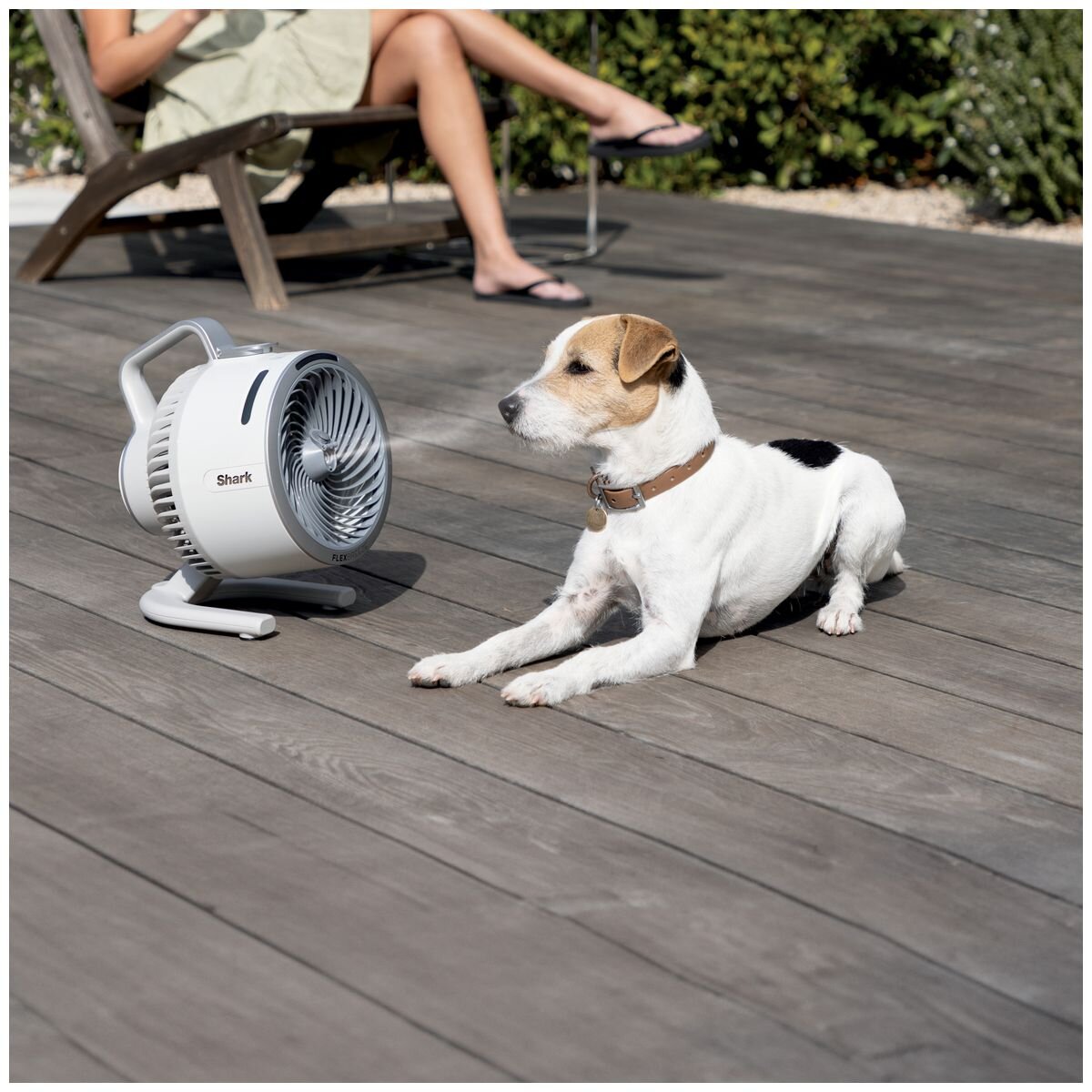 Shark FlexBreeze HydroGo portable misting fan - Dove grey - 5 speeds - up to 12 hours battery - FA052QDVANZ