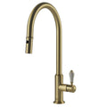 Turner Hastings Cuisine 46 Butler Sink Pack - Brushed Brass Ludlow Pull Out Mixer Tap - 28L Bowl - PKG043