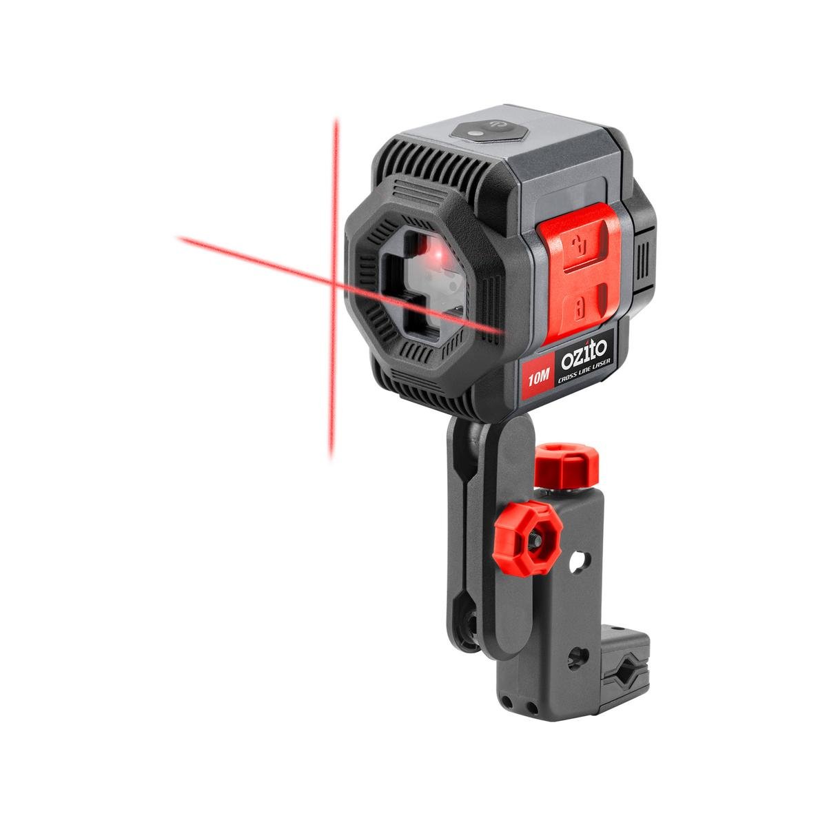 Ozito 10m Cross Line Laser - Auto Levelling - Compact Design - Red - SuperSaverAU - view 1