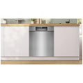 Bosch 60cm Series 8 Built Under Dishwasher - 15 Place Settings, Brushed Steel, Zeolith Drying - SMU8ZCS01A