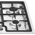 Smeg 72cm 5 Burner Gas Cooktop - Stainless Steel - Ultra-Rapid Wok Burner - Flame Failure Device - PGA75-4