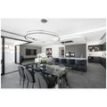 Schweigen 120cm Ceiling Cassette Rangehood - Black Glass, 3200m³/h, Single Motor - UM422G-12SEPAK