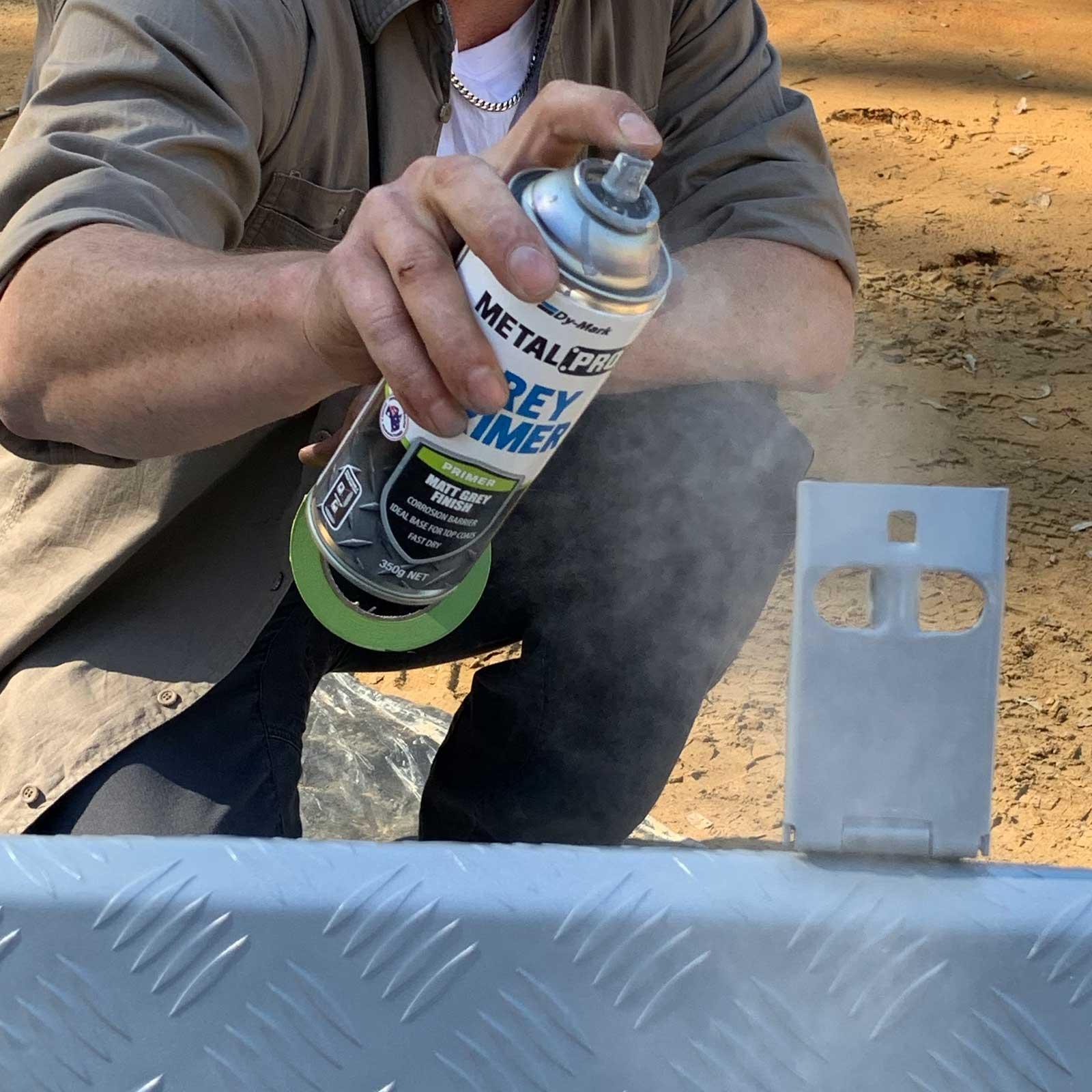 Dy-Mark MetalPro Grey Primer 350g Anti-Corrosion Metal Spray Primer