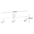 Verve Design White Gabriella 3 Head Adjustable GU10 Spotlight - 770mm x 230mm - Indoor Use - SuperSaverAU - view 5