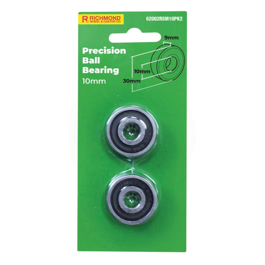 Richmond Rubber Sealed Precision Bearings 2 Pack - 30 x 10 x 9mm - SuperSaverAU - view 1